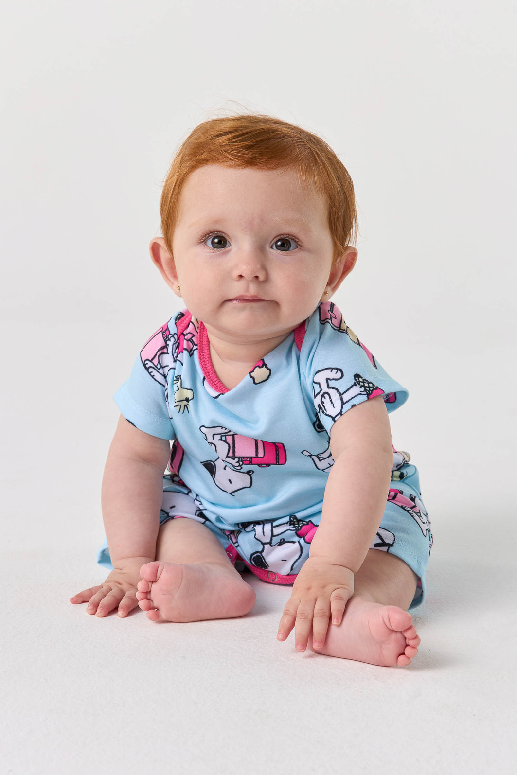 BODY MACAQUINHO CURTO BABY - SNOOPY FÉRIAS BODY MACAQUINHO CURTO BABY - SNOOPY FÉRIAS