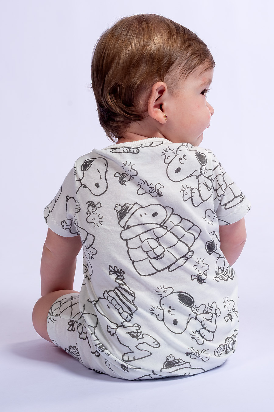 MACAQUINHO UNISSEX BABY MANGA CURTA - SNOOPY COLOR MACAQUINHO UNISSEX BABY MANGA CURTA - SNOOPY COLOR