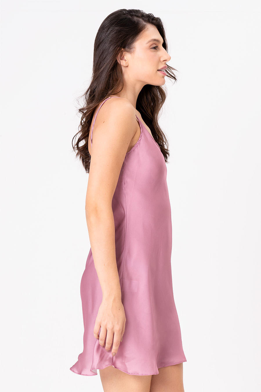 CAMISOLA ACETINADA - CLÁSSICOS ACETINADOS ROSA DIAMANTE CAMISOLA ACETINADA - CLÁSSICOS ACETINADOS ROSA DIAMANTE