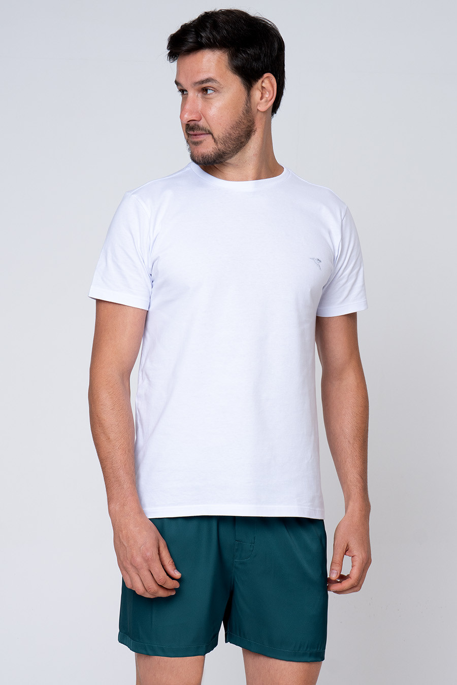 SAMBA CANÇÃO MASCULINA TOQUE DE SEDA - CLÁSSICO ACETINADO GREEN LUCK FRENTE