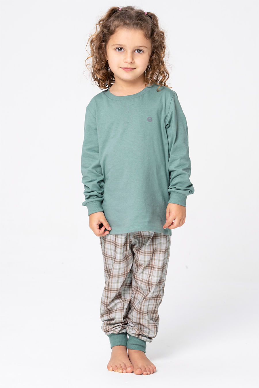 PIJAMA LONGO DE MALHA INFANTIL UNISSEX - MOCACCINO PIJAMA LONGO DE MALHA INFANTIL UNISSEX - MOCACCINO