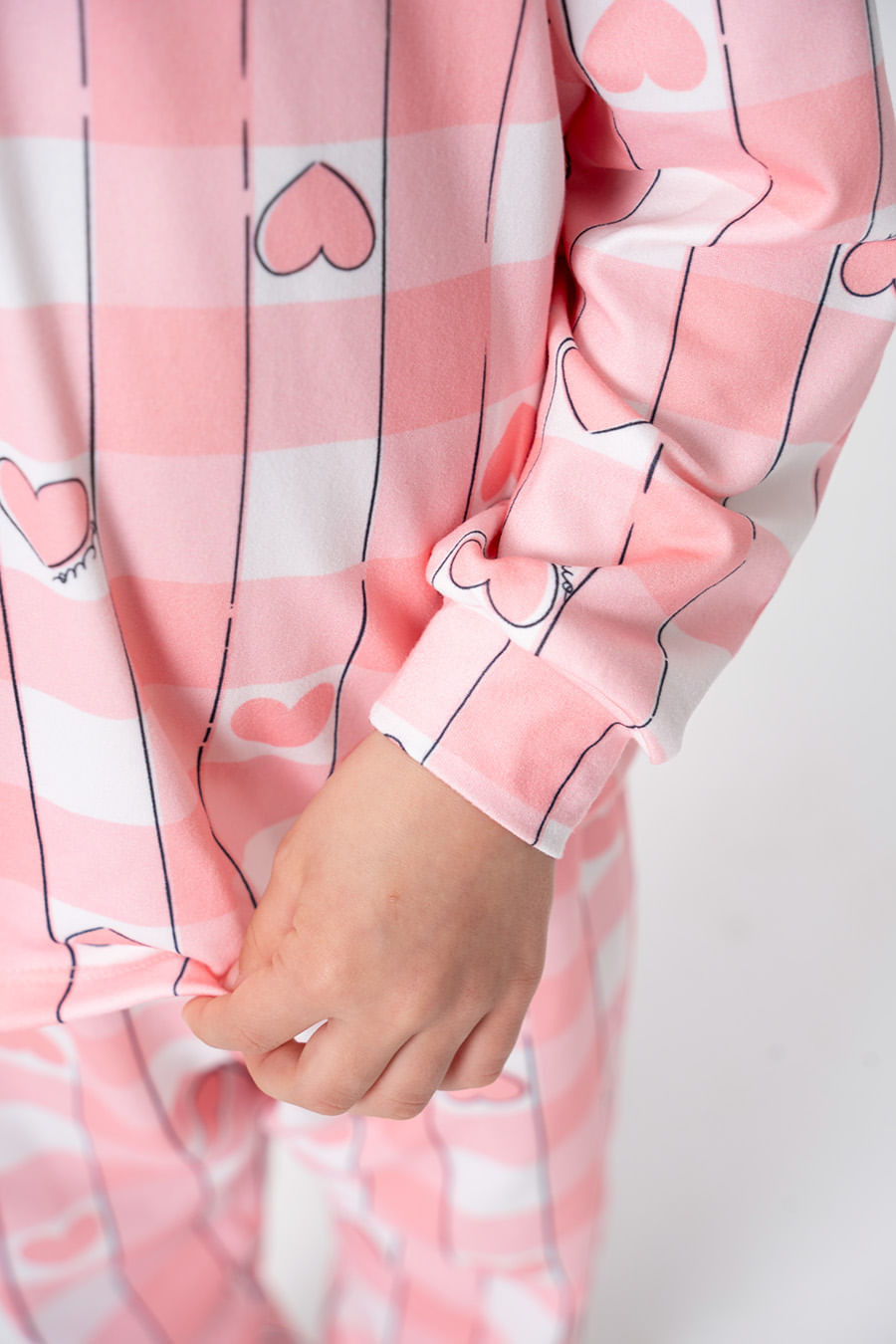 PIJAMA LONGO INFANTIL TOQUE DE PÊSSEGO - PINKNIC PIJAMA LONGO INFANTIL TOQUE DE PÊSSEGO - PINKNIC