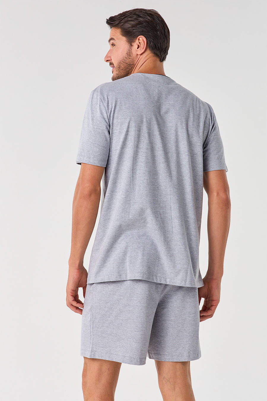 PIJAMA CURTO MEIA MALHA - ETERNO MASCULINO PIJAMA CURTO MEIA MALHA - ETERNO MASCULINO