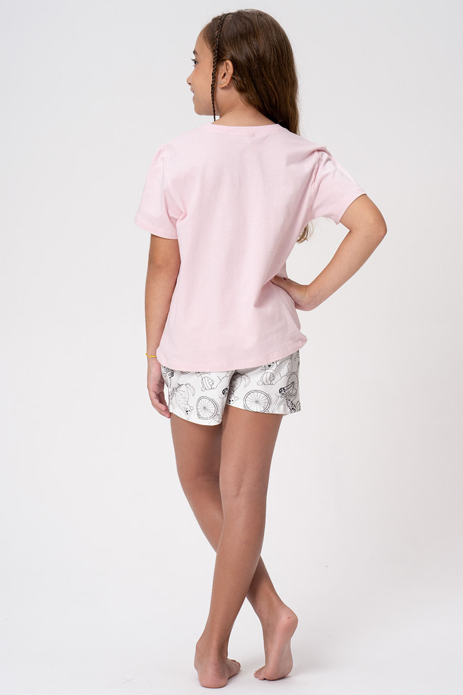 PIJAMA DE ALGODÃO JUVENIL MENINA - AUAUMIGOS PIJAMA DE ALGODÃO JUVENIL MENINA - AUAUMIGOS