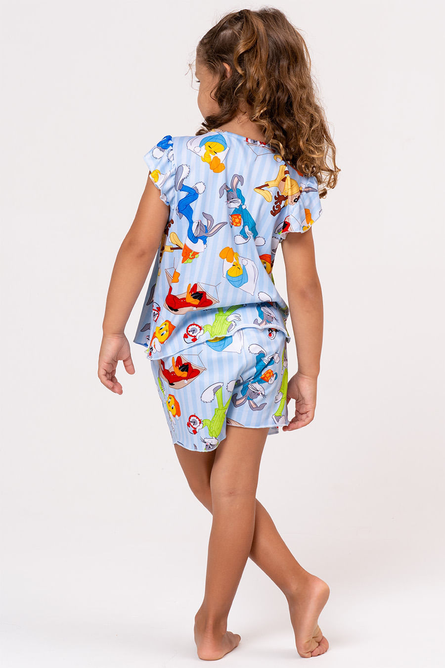 PIJAMA CURTO INFANTIL MENINA - LOONEY NIGHT PIJAMA CURTO INFANTIL MENINA - LOONEY NIGHT