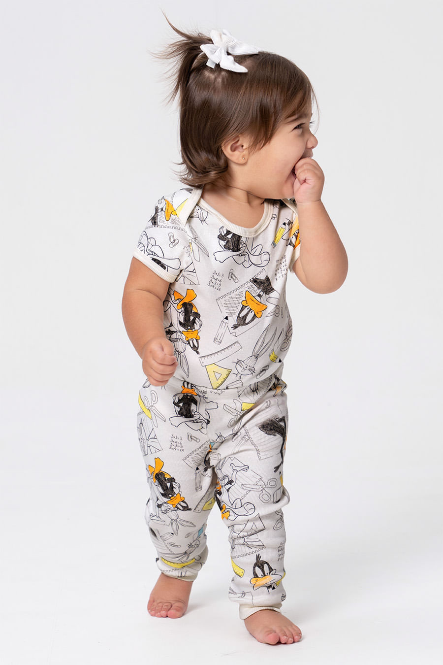 BODY + CALÇA BABY DE RIBANA - LOONEY GERAÇÃO RAIZ BODY + CALÇA BABY DE RIBANA - LOONEY GERAÇÃO RAIZ