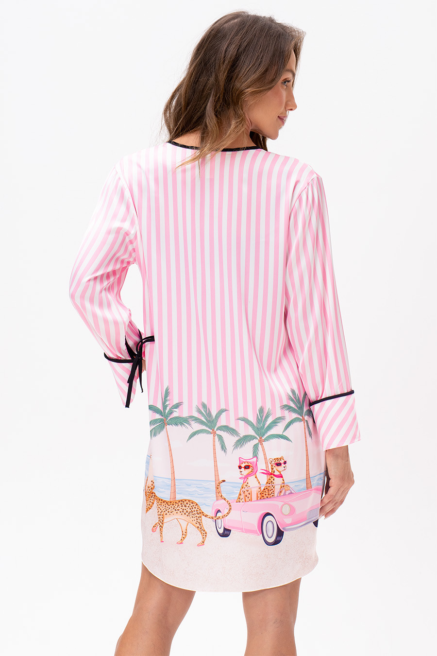 PIJAMA FEMININO COM AMARRAÇÃO - CALIFÓRNIA PIJAMA FEMININO COM AMARRAÇÃO - CALIFÓRNIA