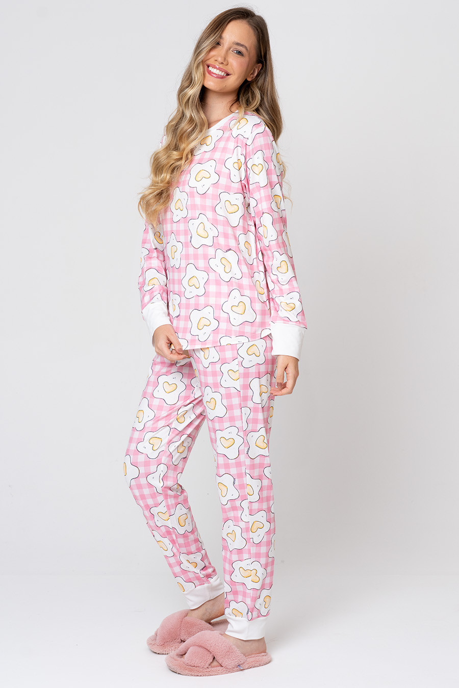 PIJAMA LONGO SKIN LIGTH FEMININO - AMOVO PIJAMA LONGO SKIN LIGTH FEMININO