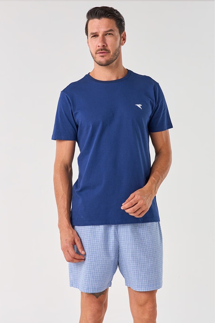 PIJAMA CURTO MASCULINO - CLÁSSICOS CAMBRAIA PIJAMA CURTO MASCULINO