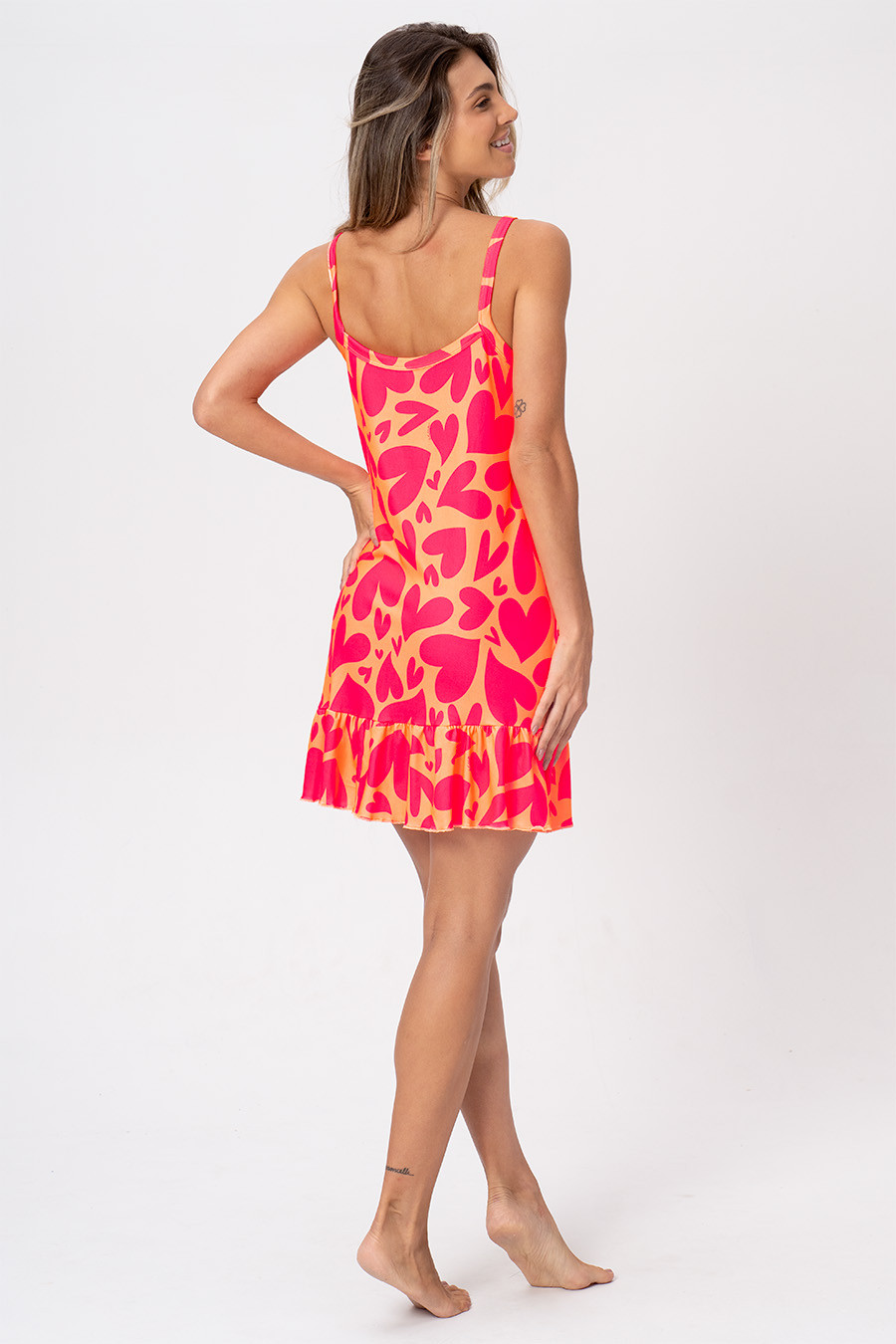 CAMISOLA FEMININA DE BABADOS - LOVE:ON CAMISOLA FEMININA DE BABADOS - LOVE:ON