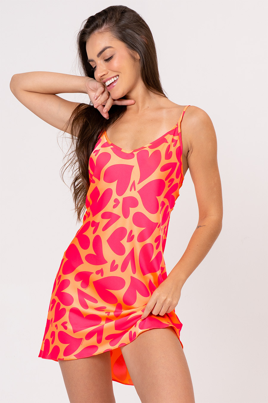 CAMISOLA FEMININA ACETINADA - LOVE:ON CAMISOLA FEMININA ACETINADA - LOVE:ON