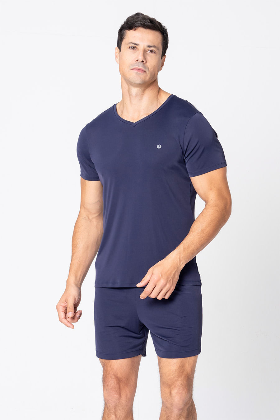 PIJAMA GELADINHO MASCULINO - MARINHO NOTURNO PIJAMA GELADINHO MASCULINO - MARINHO NOTURNO