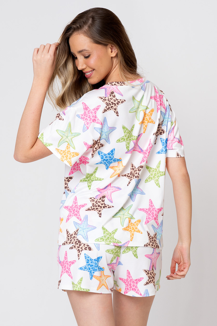 PIJAMA ESTRELA DO MAR CURTO FEMININO - A MAR PIJAMA ESTRELA DO MAR CURTO FEMININO - A MAR