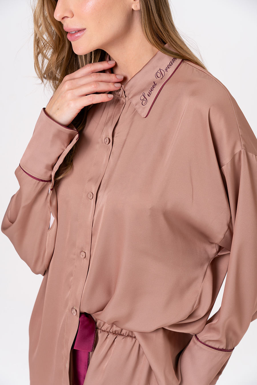 PIJAMA AMERICANO COM BORDADO - SERENA PIJAMA AMERICANO COM BORDADO - SERENA