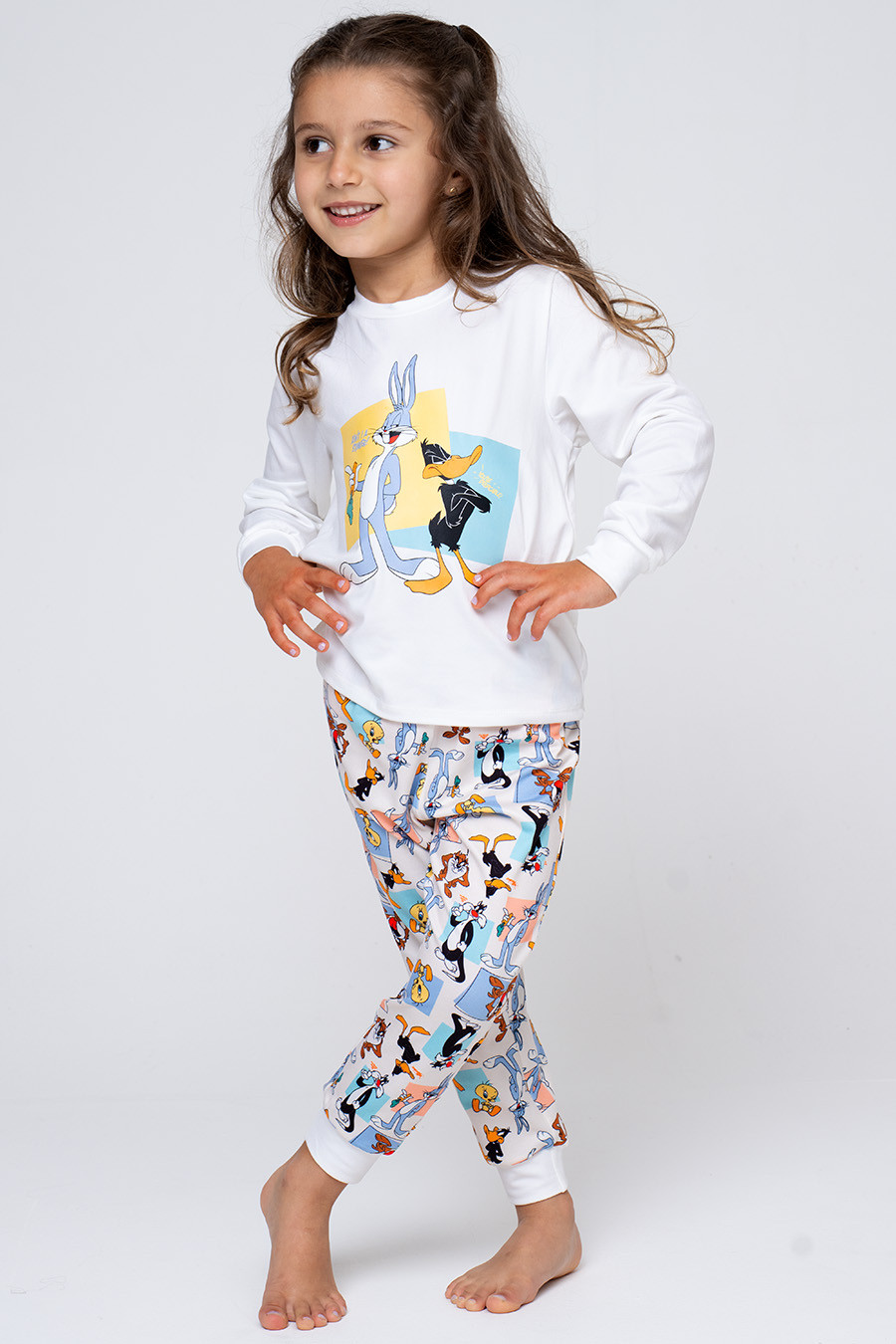 PIJAMA INFANTIL LOONEY BOX ESTAMPADO - LOONEY BOX PIJAMA INFANTIL LOONEY BOX ESTAMPADO