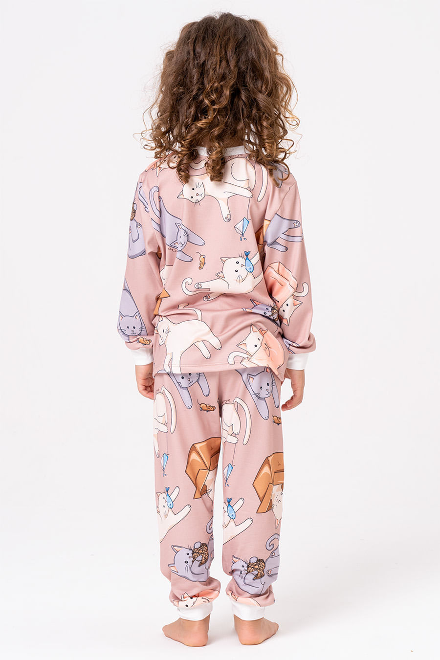 PIJAMA LONGO INFANTIL UNISSEX - GATICES PIJAMA LONGO INFANTIL UNISSEX - GATICES