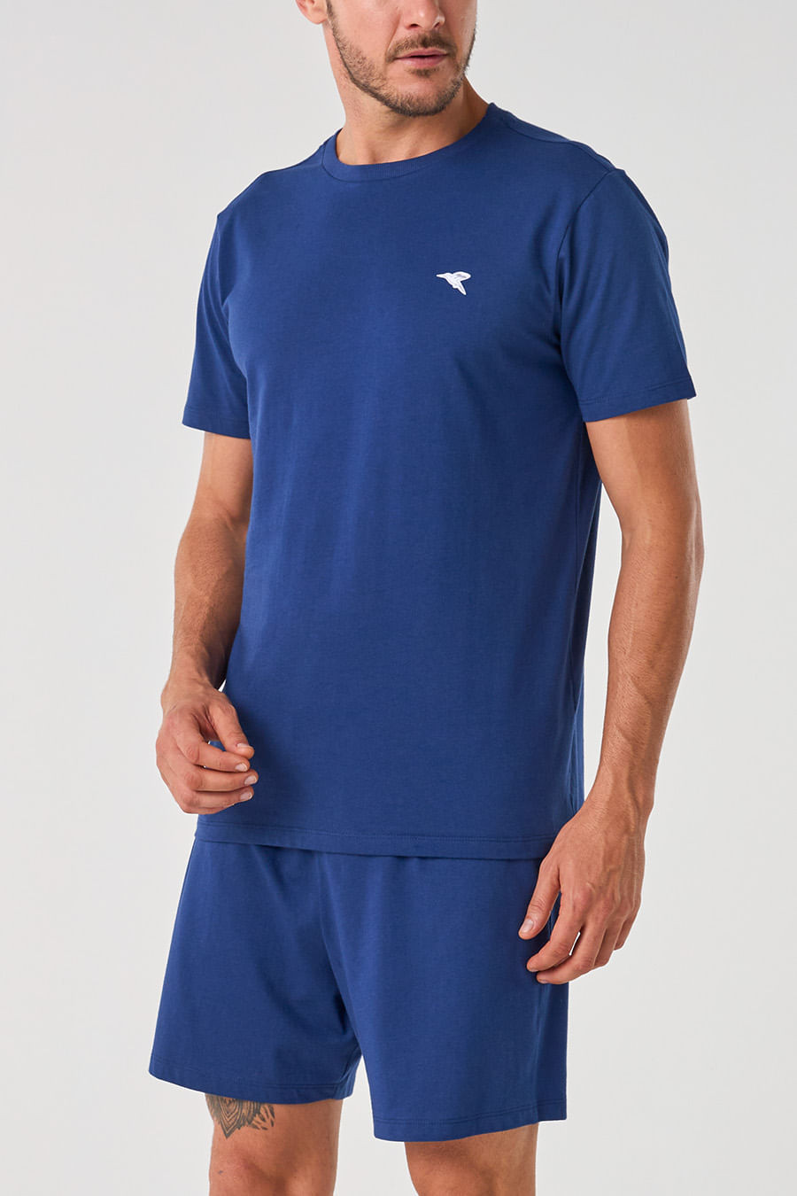 PIJAMA CURTO DE ALGODÃO - ETERNO MASCULINO PIJAMA CURTO DE ALGODÃO - ETERNO MASCULINO