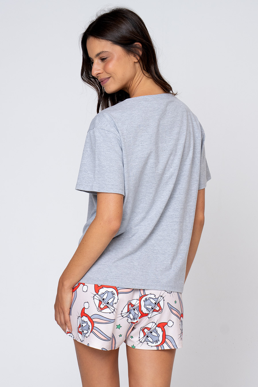 PIJAMA CURTO FEMININO ALGODÃO - NATAL PERNALONGA PIJAMA CURTO FEMININO ALGODÃO - NATAL PERNALONGA