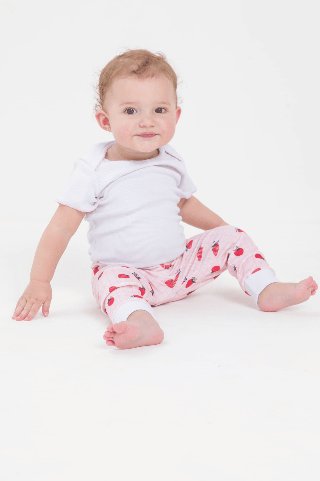 PIJAMA BABY ALGODÃO - MORANGUINHOS PIJAMA BABY ALGODÃO - MORANGUINHOS