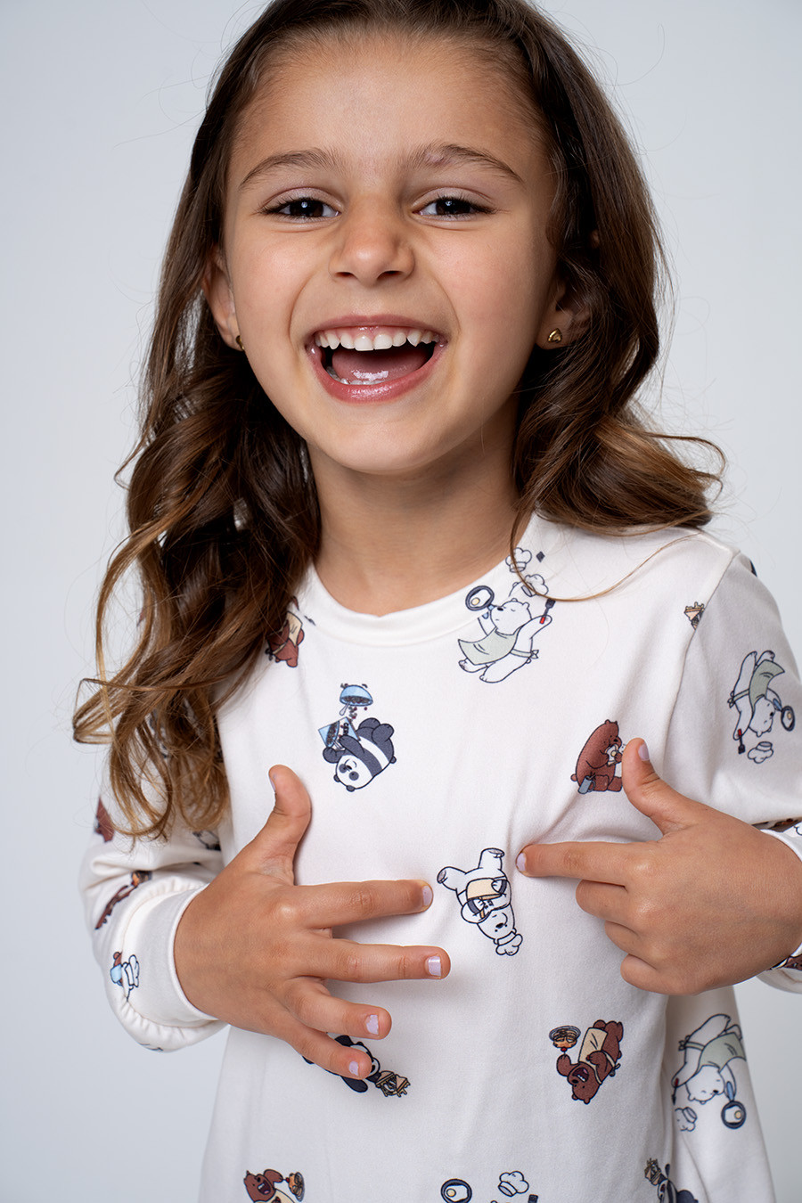 PIJAMA UNISSEX SKIN LIGHT - URSOS SEM CURSO CAFÉ DE DOMINGO DETALHES