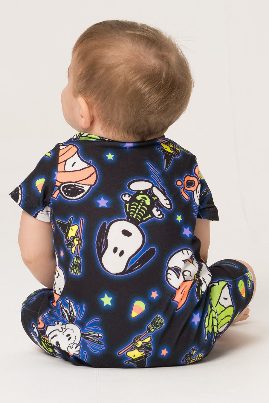 BODY MACAQUINHO CURTO BABY - SPOOKY SNOOPY BODY MACAQUINHO CURTO BABY - SPOOKY SNOOPY