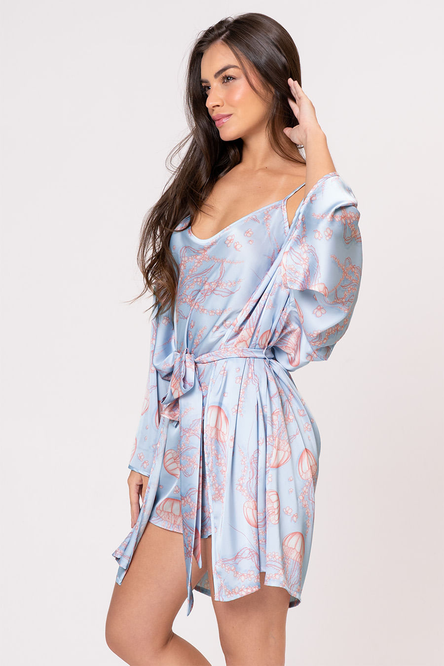 ROBE ACETINADO - BALLET DAS ÁGUAS ROBE ACETINADO - BALLET DAS ÁGUAS