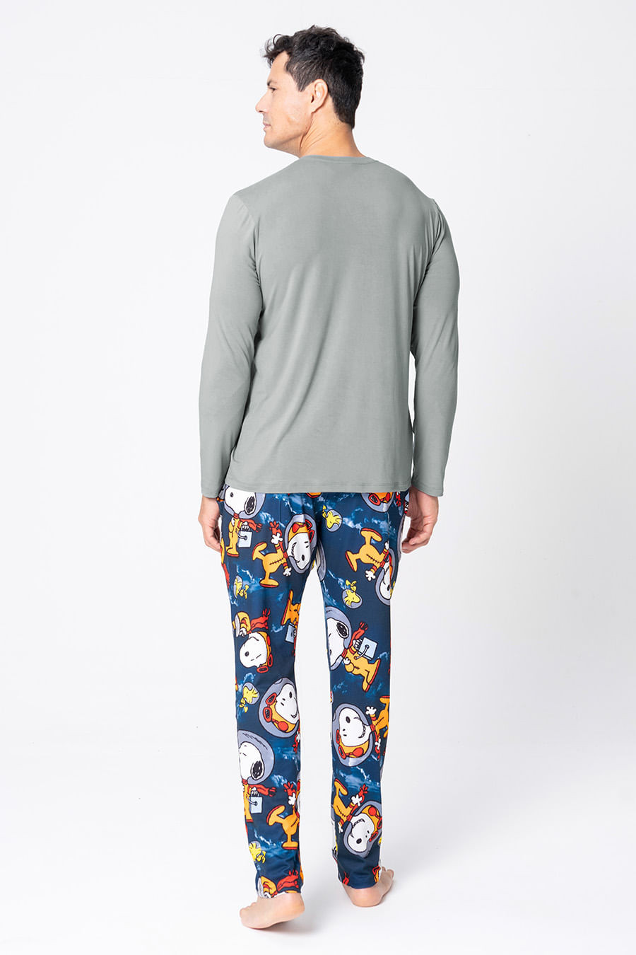PIJAMA LONGO MASCULINO - SNOOPY NAUTA PIJAMA LONGO MASCULINO - SNOOPY NAUTA