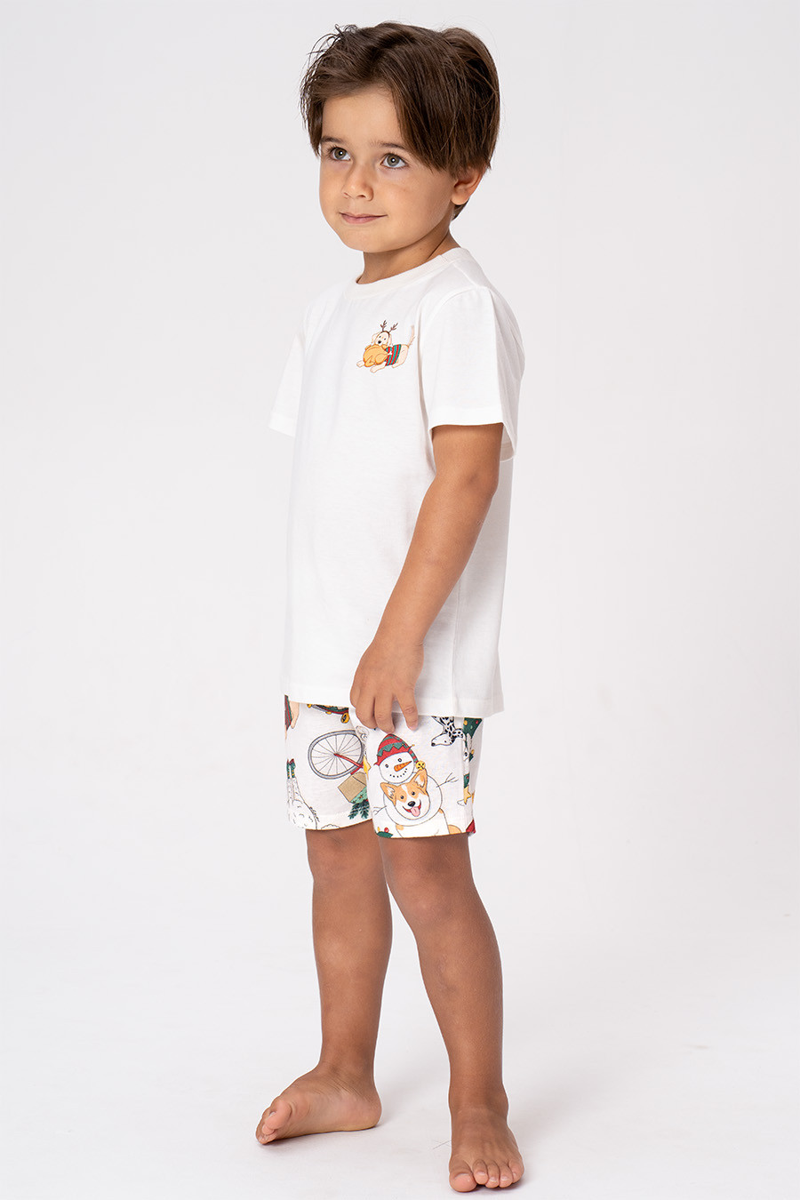 PIJAMA DE ALGODÃO INFANTIL MENINO - NATAL AU PIJAMA DE ALGODÃO INFANTIL MENINO - NATAL AU