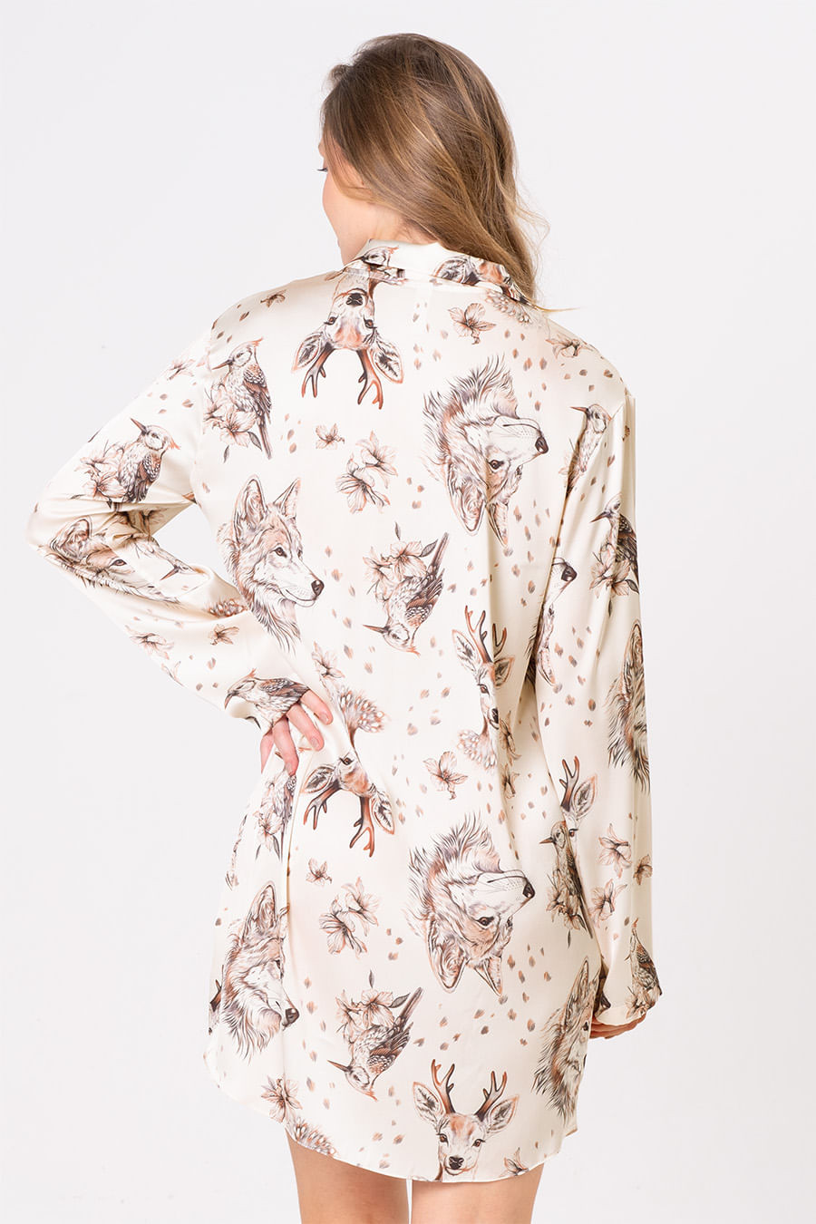 CAMISOLA CHEMISE ACETINADA - SERENA CAMISOLA CHEMISE ACETINADA - SERENA