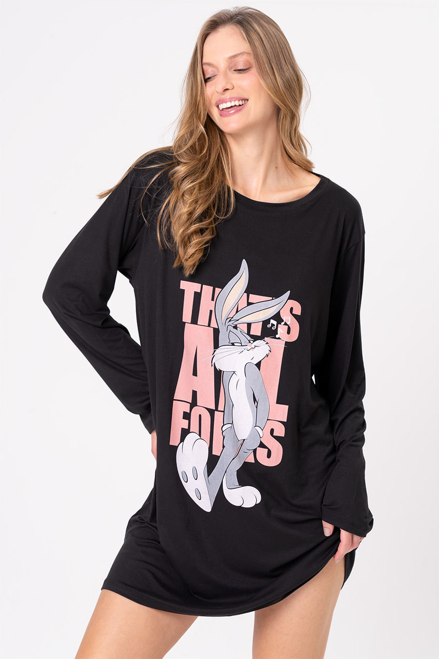 CAMISOLA MANGA LONGA - LOONEY HOLLYWOOD CAMISOLA MANGA LONGA - LOONEY HOLLYWOOD