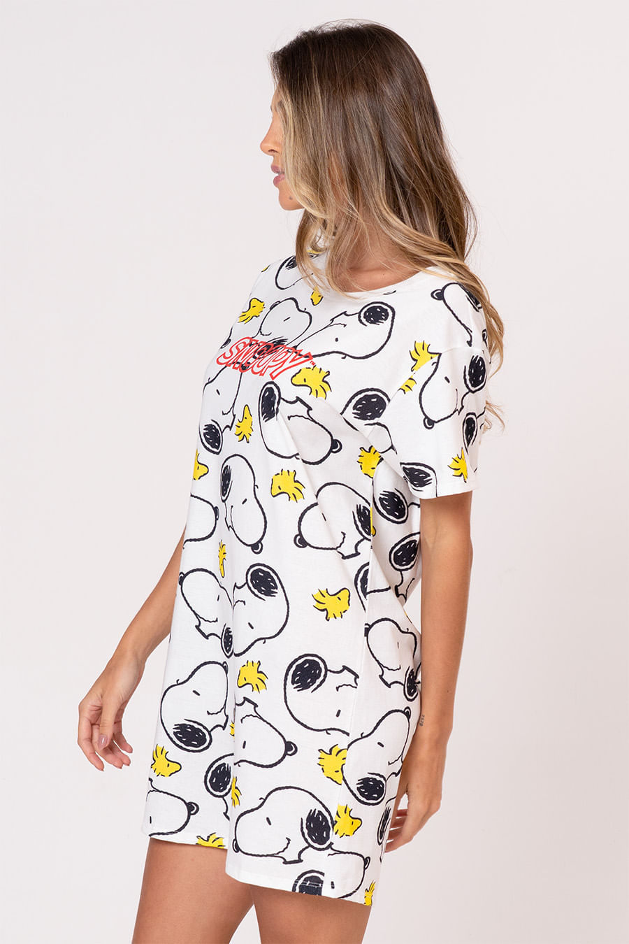 CAMISOLA AMPLA DE ALGODÃO - SNOOPY'S DAY CAMISOLA AMPLA DE ALGODÃO - SNOOPY'S DAY