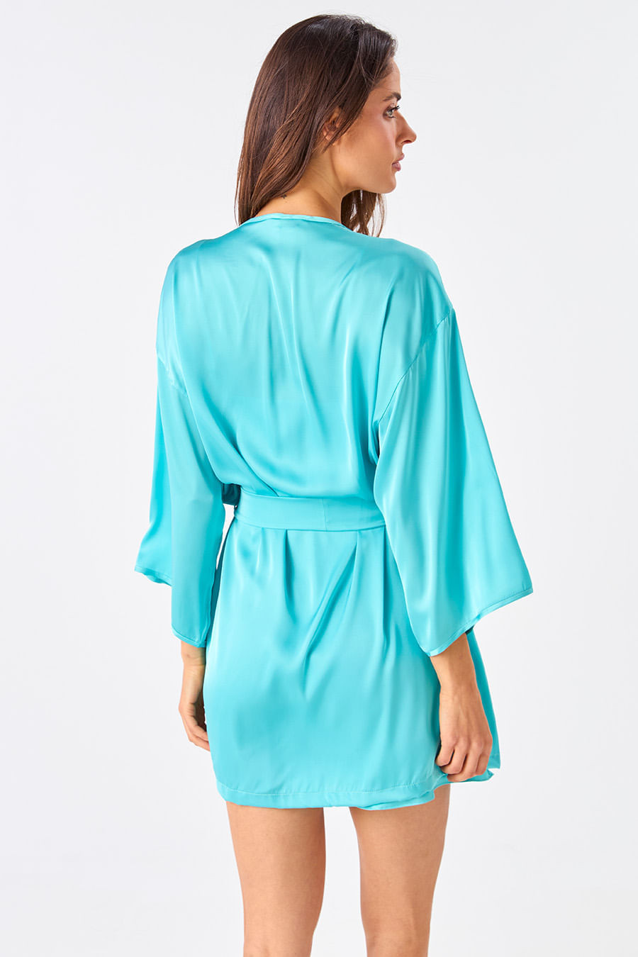 ROBE BÁSICO CURTO ACETINADO - MALDIVAS ROBE BÁSICO CURTO ACETINADO - MALDIVAS