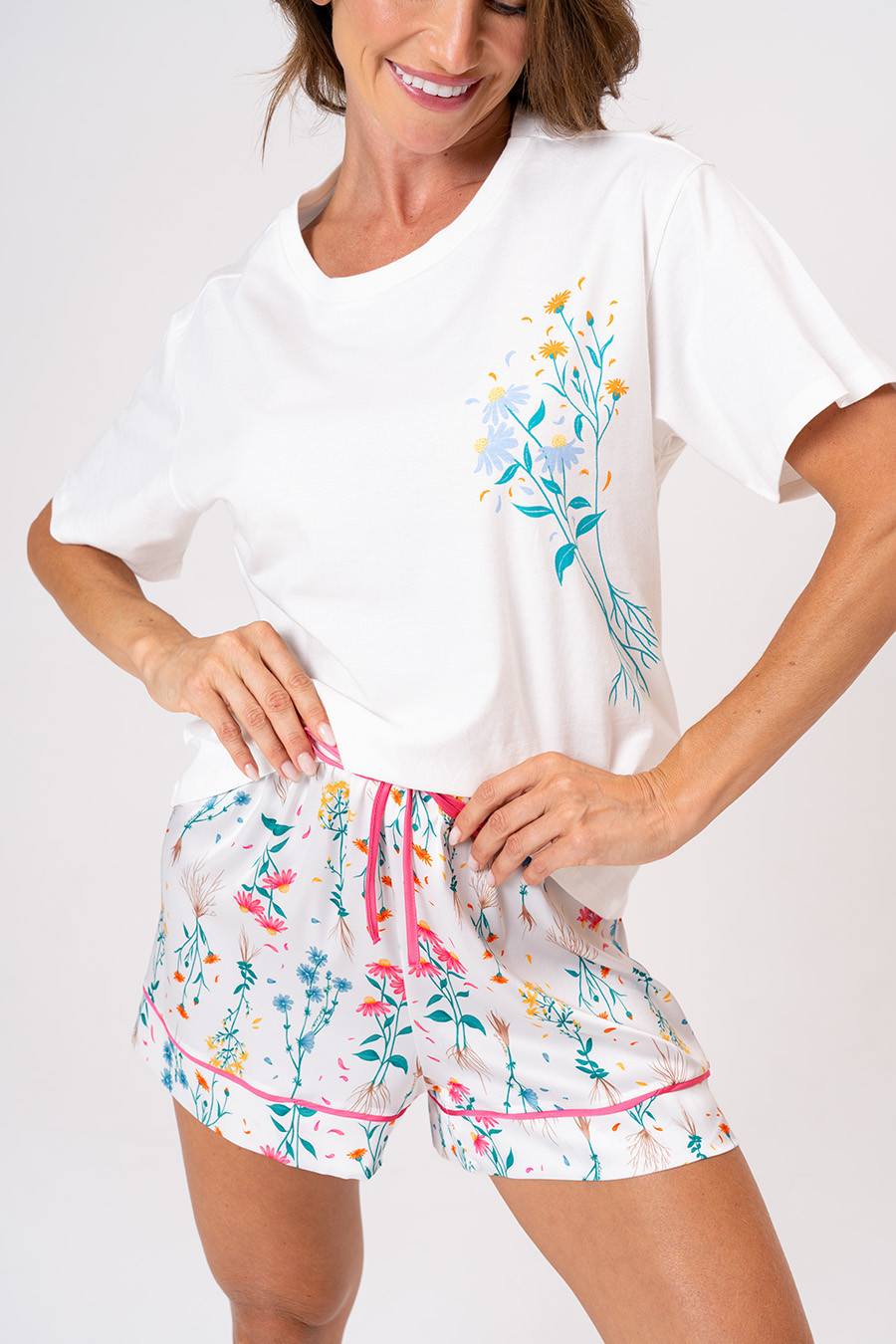 PIJAMA CURTO FEMININO - RAIZES PIJAMA CURTO FEMININO - RAIZES