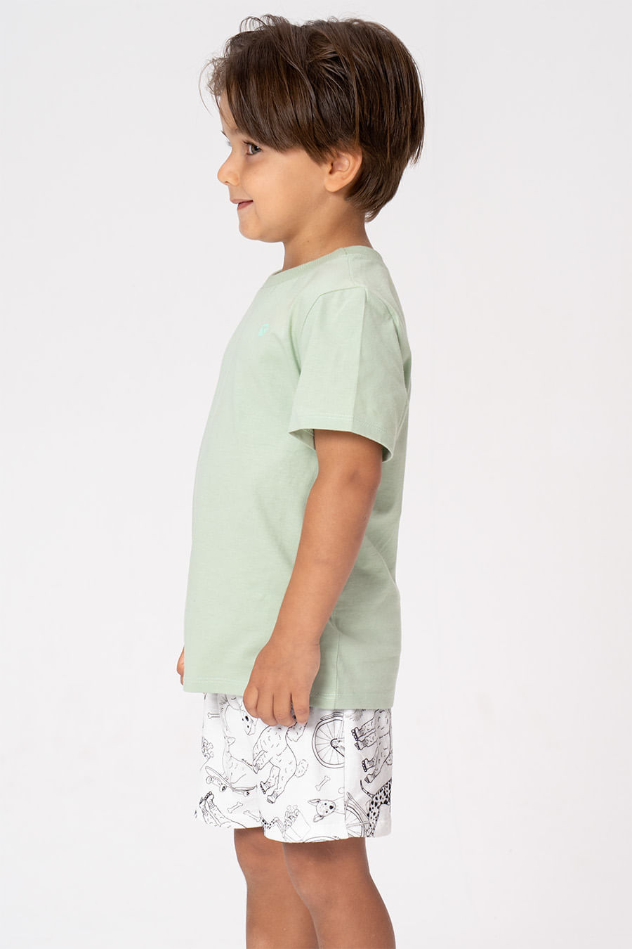 PIJAMA DE ALGODÃO INFANTIL MENINO - AUAUMIGOS PIJAMA DE ALGODÃO INFANTIL MENINO - AUAUMIGOS