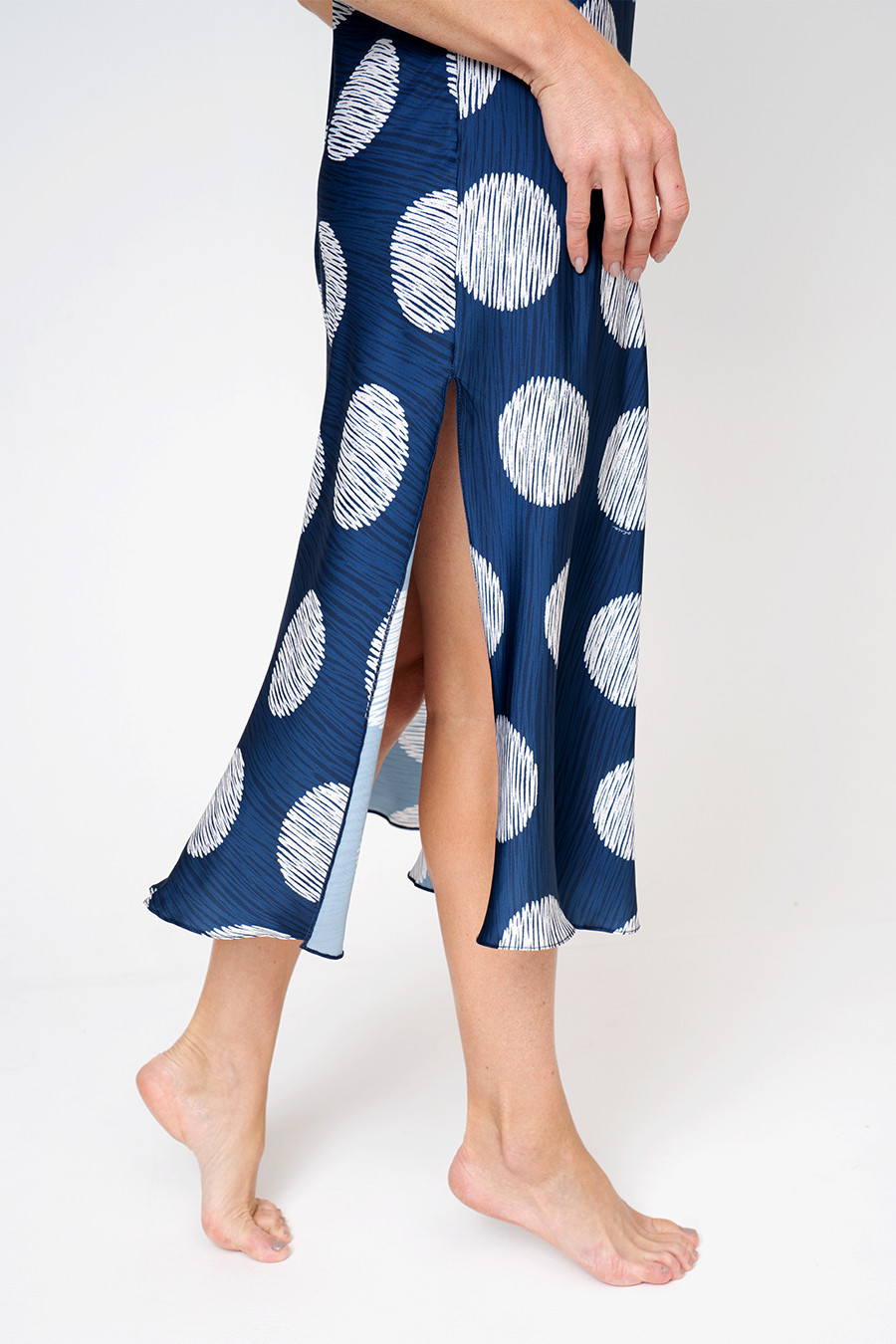 Camisola e Robe Longo Toque de Seda - Anoitecer Camisola e Robe Longo Toque de Seda - Anoitecer