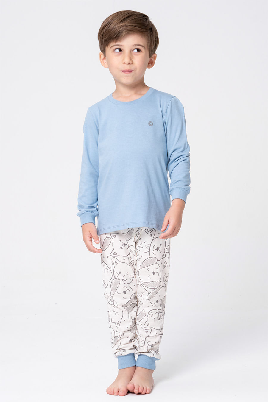 PIJAMA DE MALHA INFANTIL MENINO - PET COLORS PIJAMA DE MALHA INFANTIL MENINO - PET COLORS