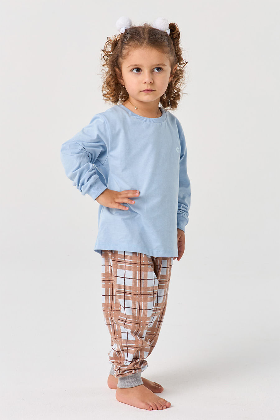 PIJAMA LONGO DE MALHA INFANTIL UNISSEX  - CAPUCCINO PIJAMA LONGO DE MALHA INFANTIL UNISSEX  - CAPUCCINO