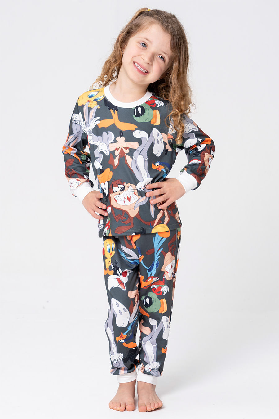 PIJAMA INFANTIL UNISSEX - LOONEY HOLLYWOOD PIJAMA INFANTIL UNISSEX - LOONEY HOLLYWOOD