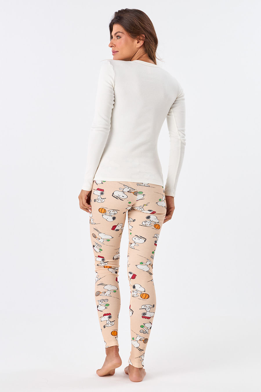 PIJAMA LONGO DE RIBANA - SNOOPY SPORTS PIJAMA LONGO DE RIBANA - SNOOPY SPORTS