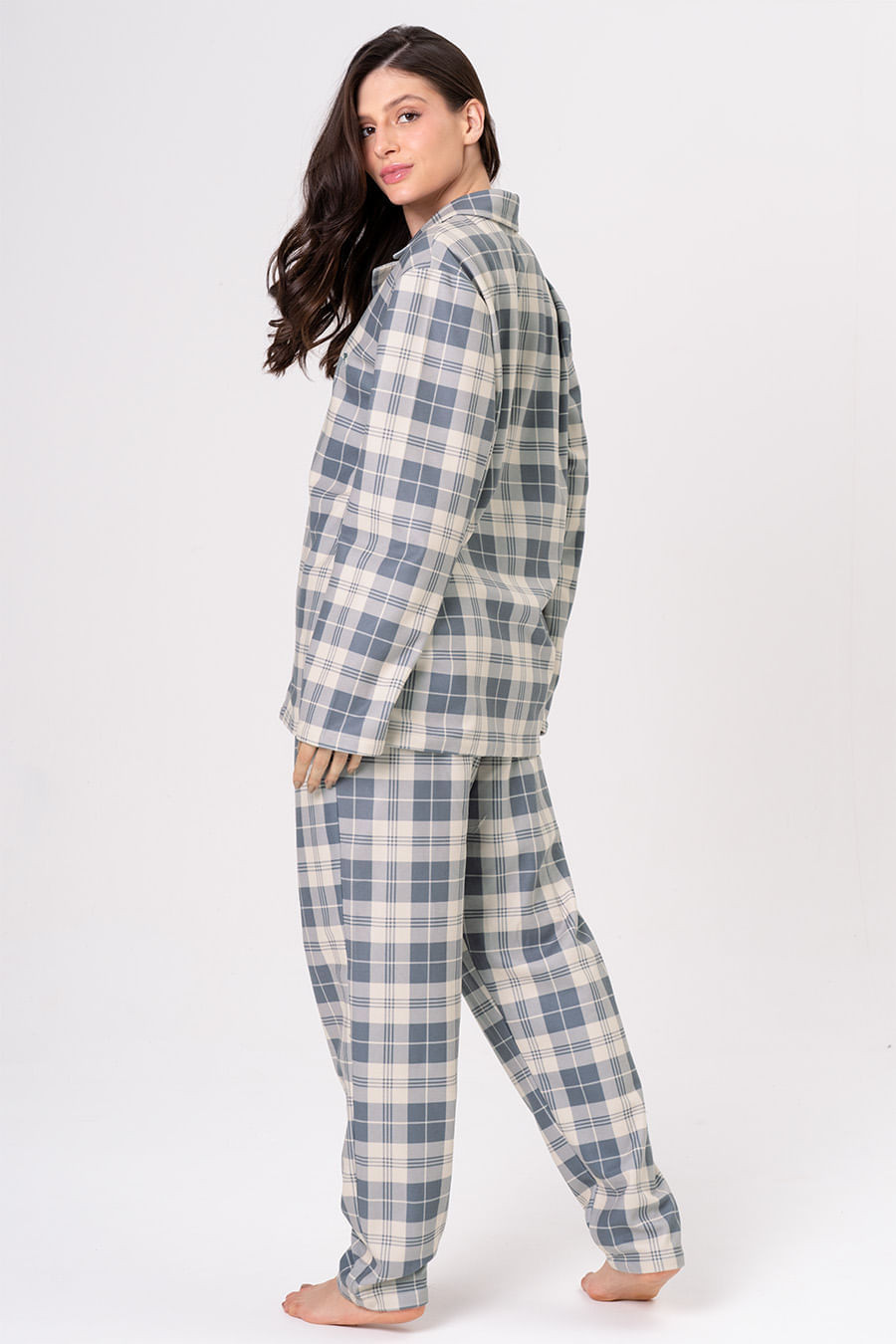PIJAMA LONGO MASCULINO AMERICANO - GREY PIJAMA LONGO MASCULINO AMERICANO - GREY