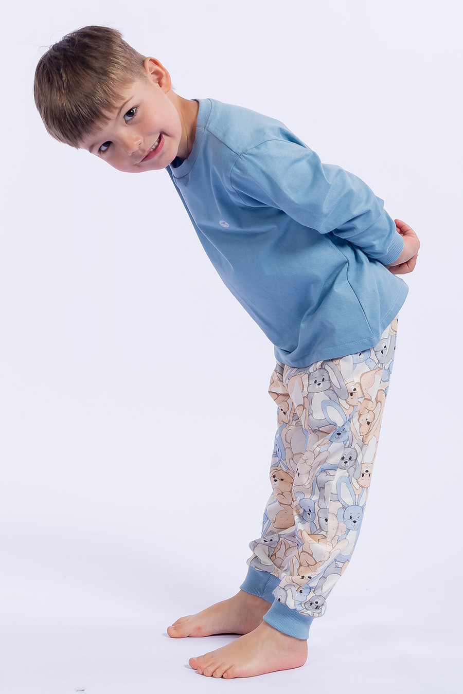 PIJAMA MASCULINO INFANTIL ALGODÃO COELHOS - BOM DIA, PRA QUEM? PIJAMA MASCULINO INFANTIL ALGODÃO COELHOS
