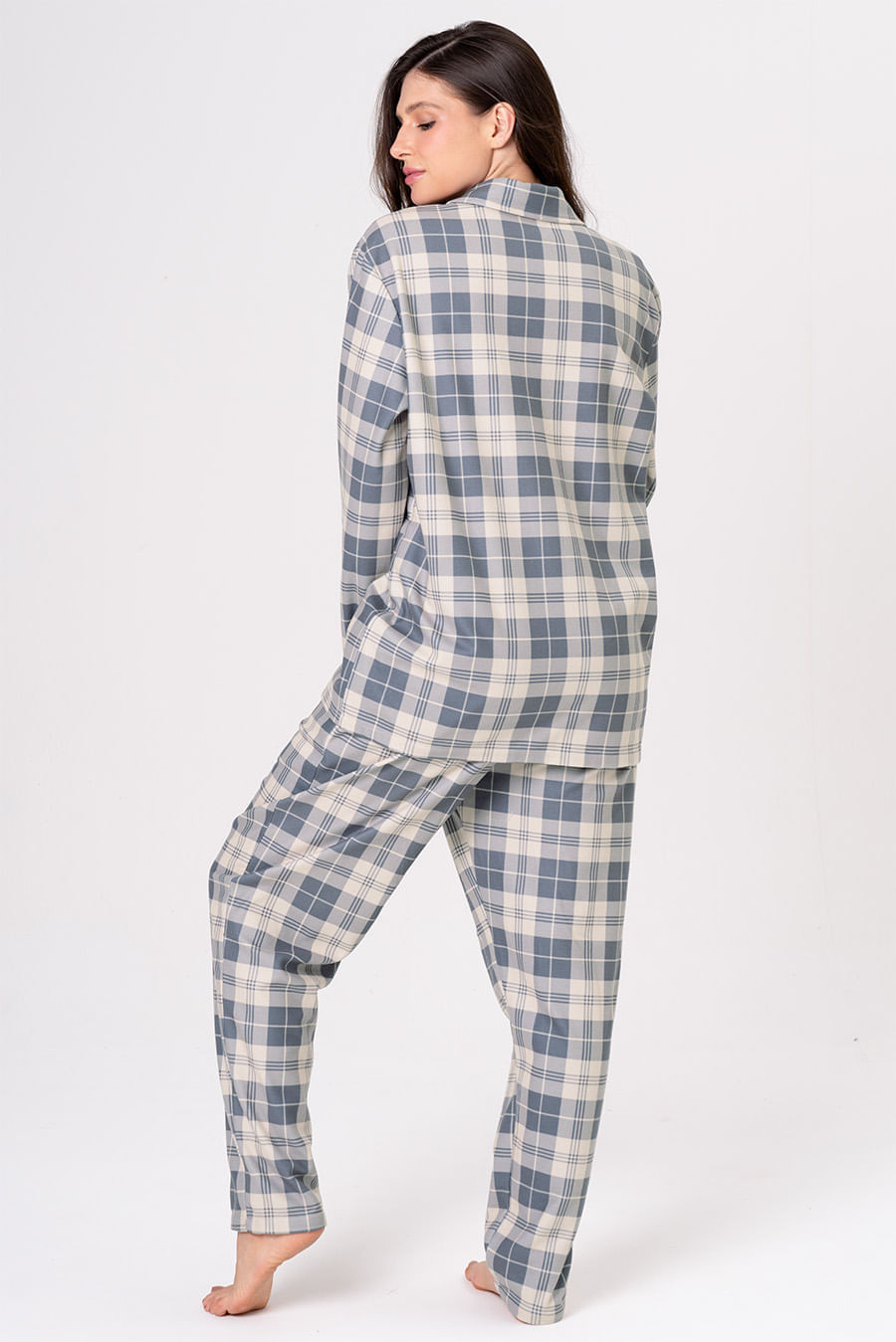 PIJAMA LONGO MASCULINO AMERICANO - GREY PIJAMA LONGO MASCULINO AMERICANO - GREY