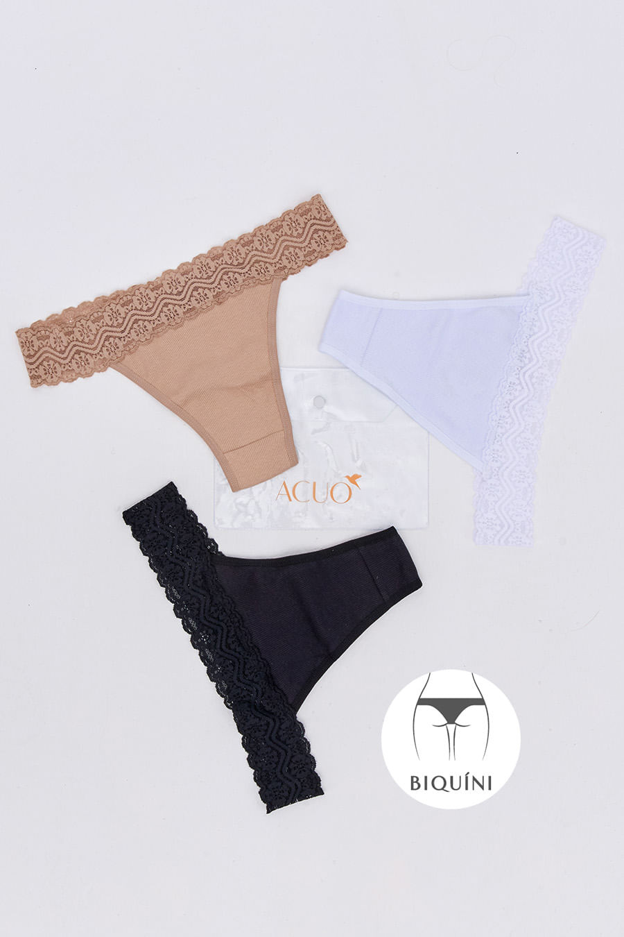 KIT CALCINHAS BÍQUINI ALGODÃO 3 CORES - ETERNO LINGERIE KIT CALCINHAS BÍQUINI ALGODÃO 3 CORES - ETERNO LINGERIE