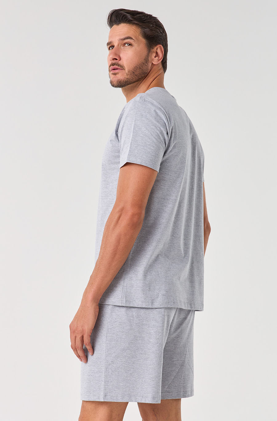 CAMISETA MASCULINA MEIA MALHA - ETERNO CAMISETA MASCULINA MEIA MALHA - ETERNO