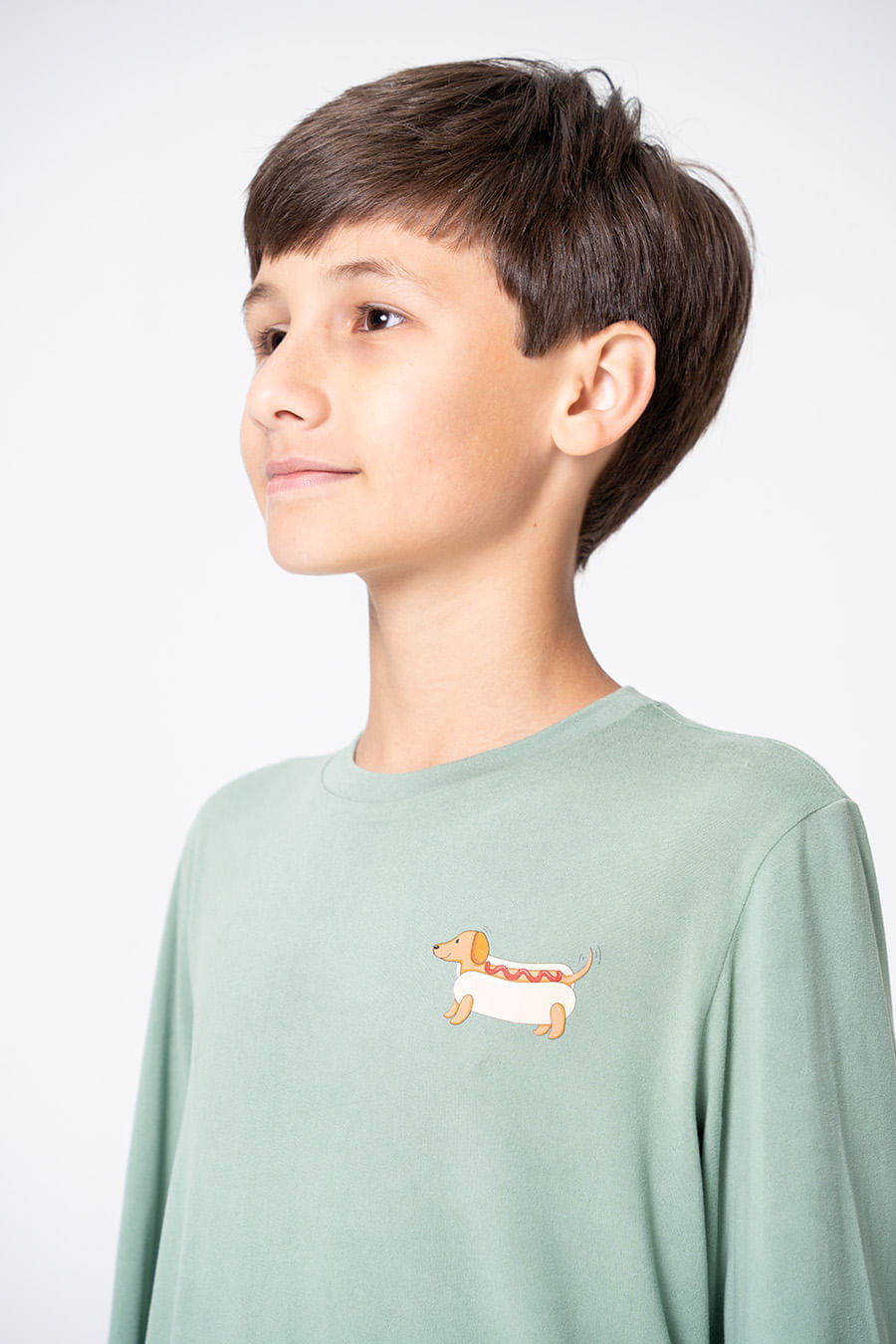 PIJAMA LONGO JUVENIL UNISSEX - HOT DOG PIJAMA LONGO JUVENIL UNISSEX - HOT DOG