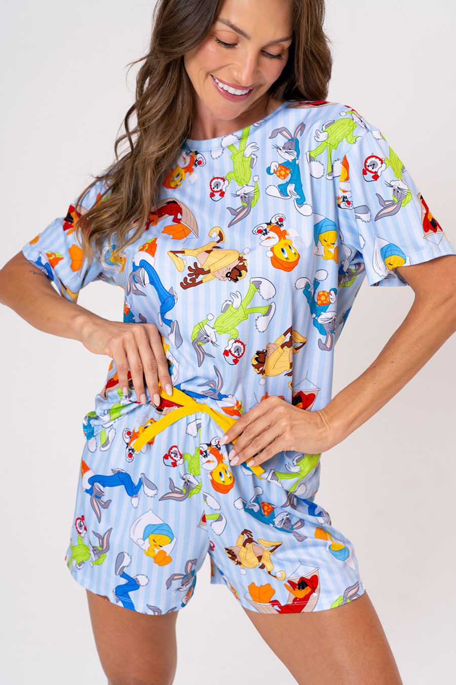 PIJAMA FEMININO CURTO - LOONEY NIGHT PIJAMA FEMININO CURTO - LOONEY NIGHT