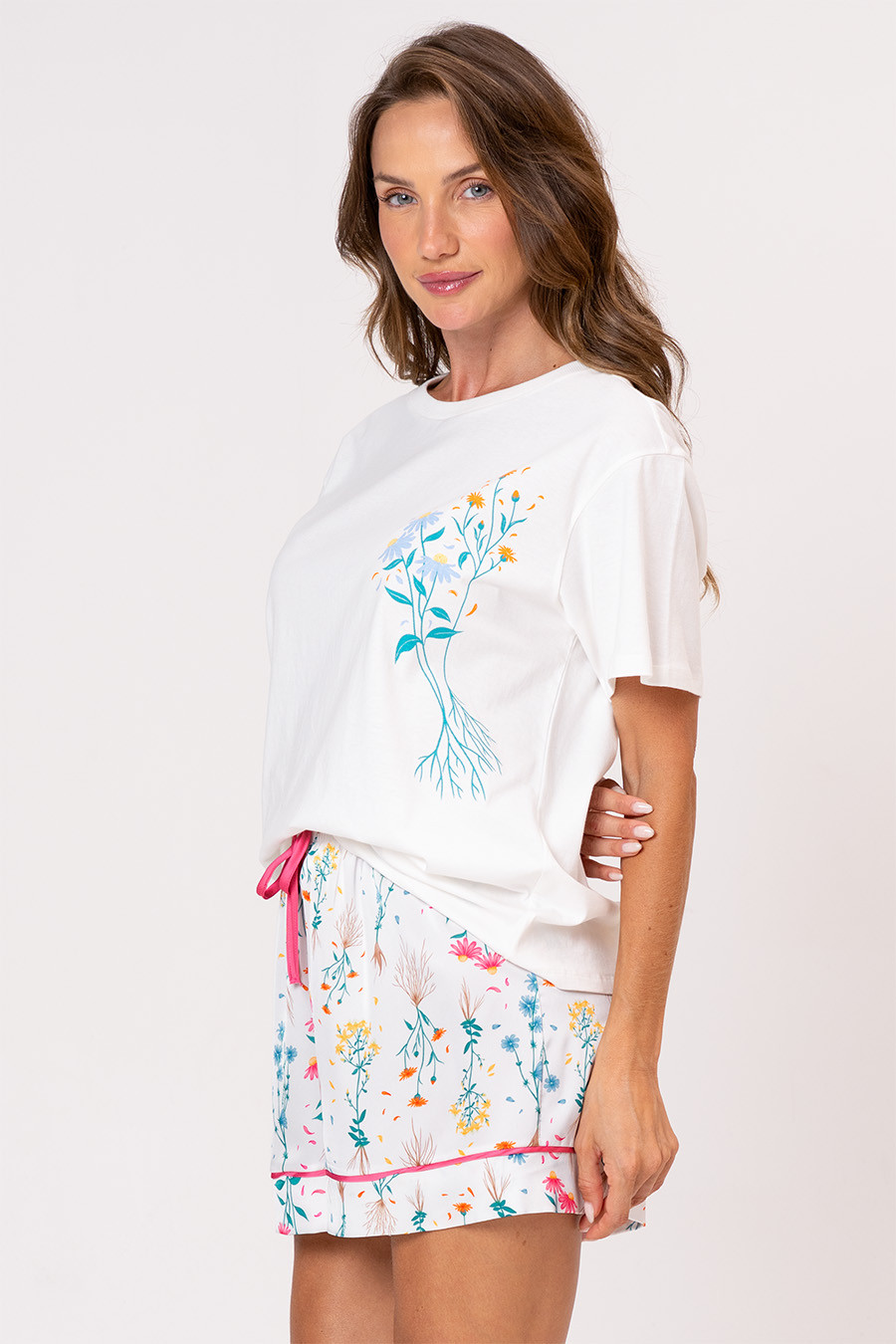PIJAMA CURTO FEMININO - RAIZES PIJAMA CURTO FEMININO - RAIZES