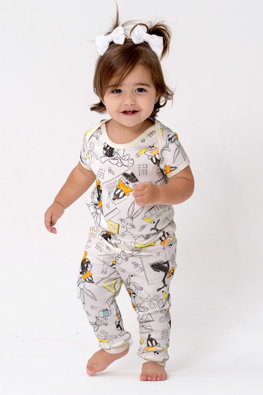 BODY + CALÇA BABY DE RIBANA - LOONEY GERAÇÃO RAIZ BODY + CALÇA BABY DE RIBANA - LOONEY GERAÇÃO RAIZ