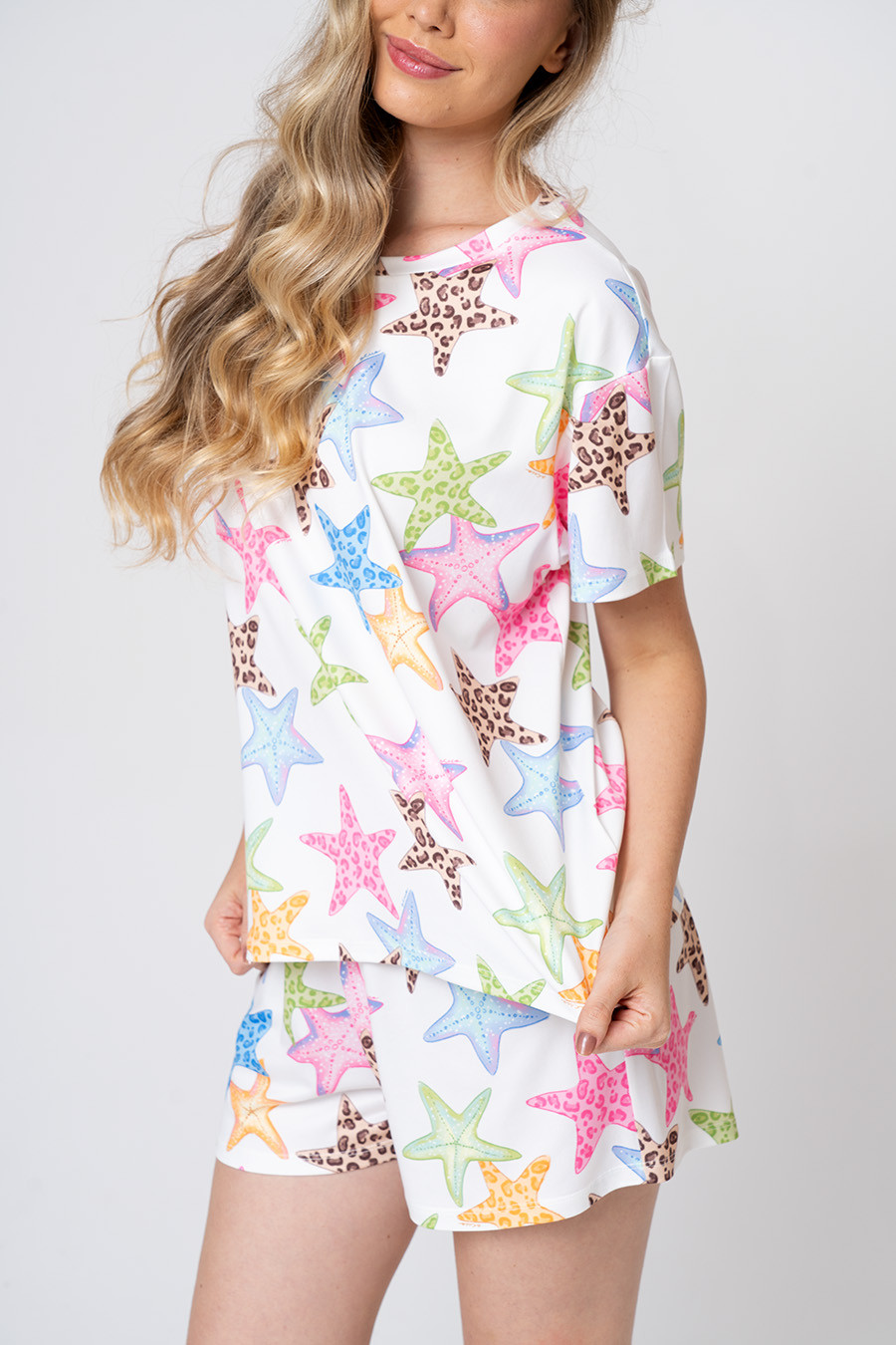 PIJAMA ESTRELA DO MAR CURTO FEMININO - A MAR PIJAMA ESTRELA DO MAR CURTO FEMININO - A MAR
