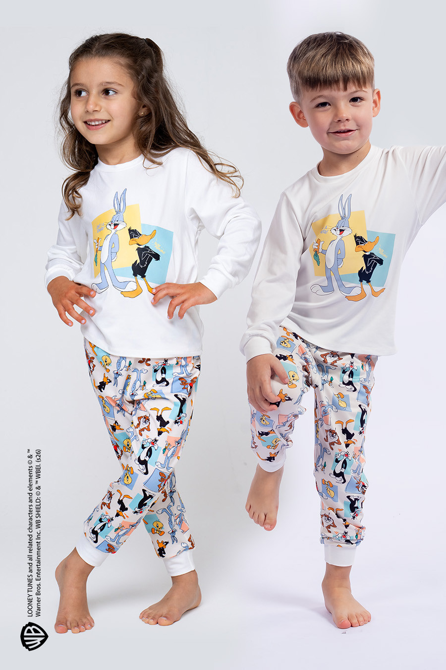 PIJAMA INFANTIL LOONEY BOX ESTAMPADO - LOONEY BOX PIJAMA INFANTIL LOONEY BOX ESTAMPADO